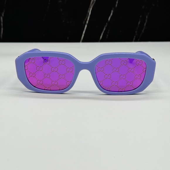 NEW GUCCI GG1535S 004 WOMEN SUNGLASSES GUCCI GG 1535S 004 BLUE PINK EYEWEAR - Picture 6 of 14
